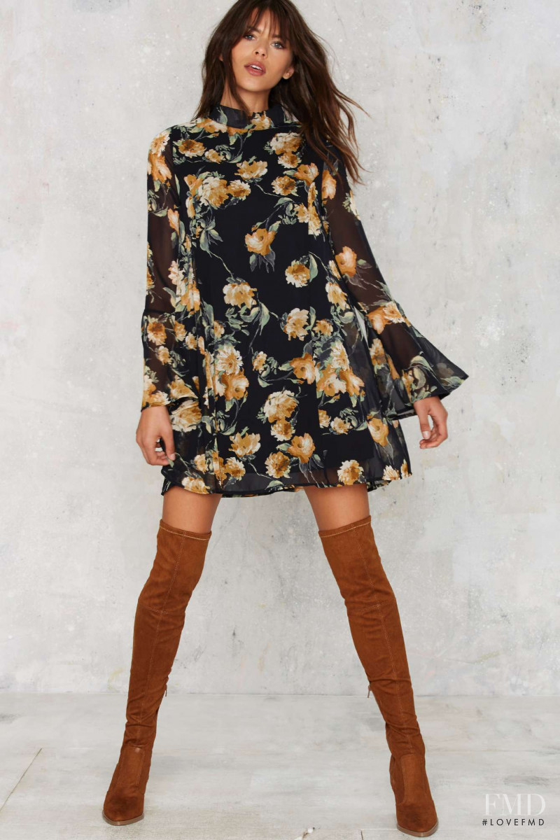 Georgia Fowler featured in  the Nasty Gal catalogue for Spring 2016