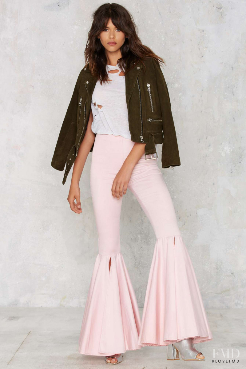 Georgia Fowler featured in  the Nasty Gal catalogue for Spring 2016