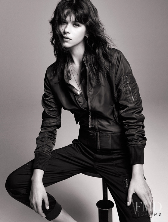 Georgia Fowler featured in  the Sanctuary advertisement for Autumn/Winter 2016