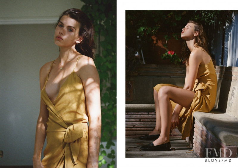 Georgia Fowler featured in  the Faithfull The Brand lookbook for Spring/Summer 2017