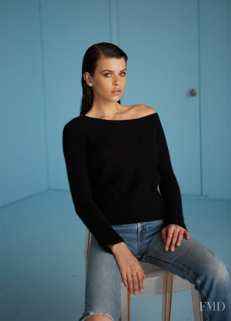 Georgia Fowler featured in  the 360 / Skull Cashmere lookbook for Spring 2017