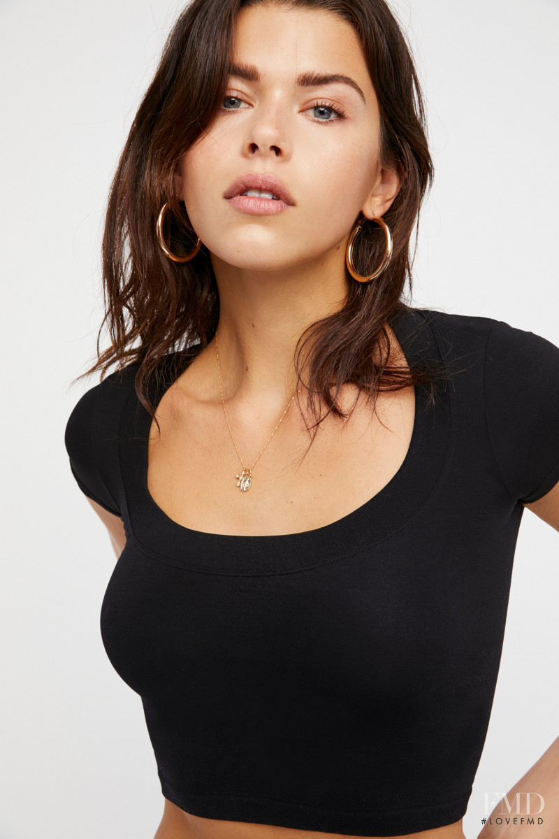 Georgia Fowler featured in  the Free People catalogue for Spring/Summer 2017