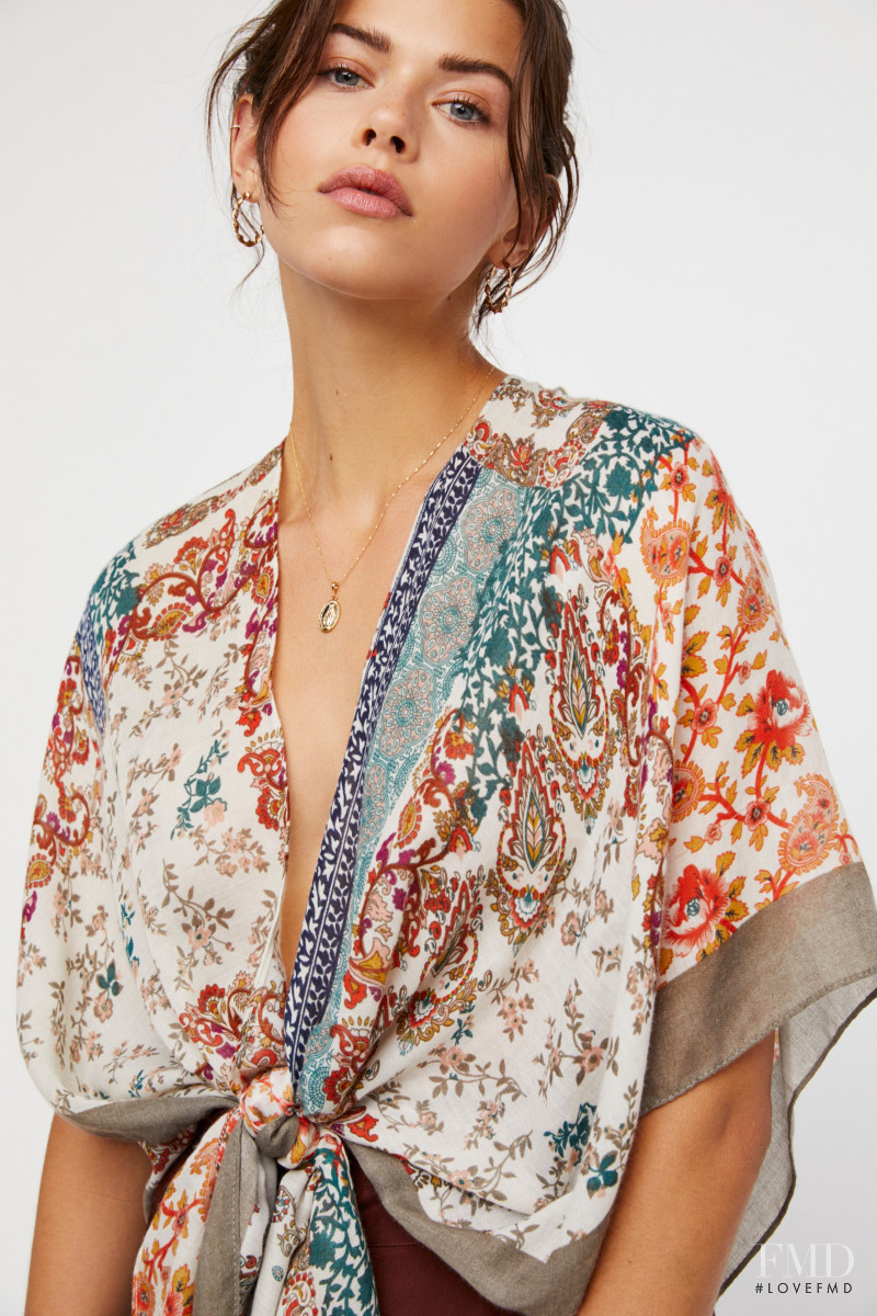 Georgia Fowler featured in  the Free People catalogue for Spring/Summer 2017