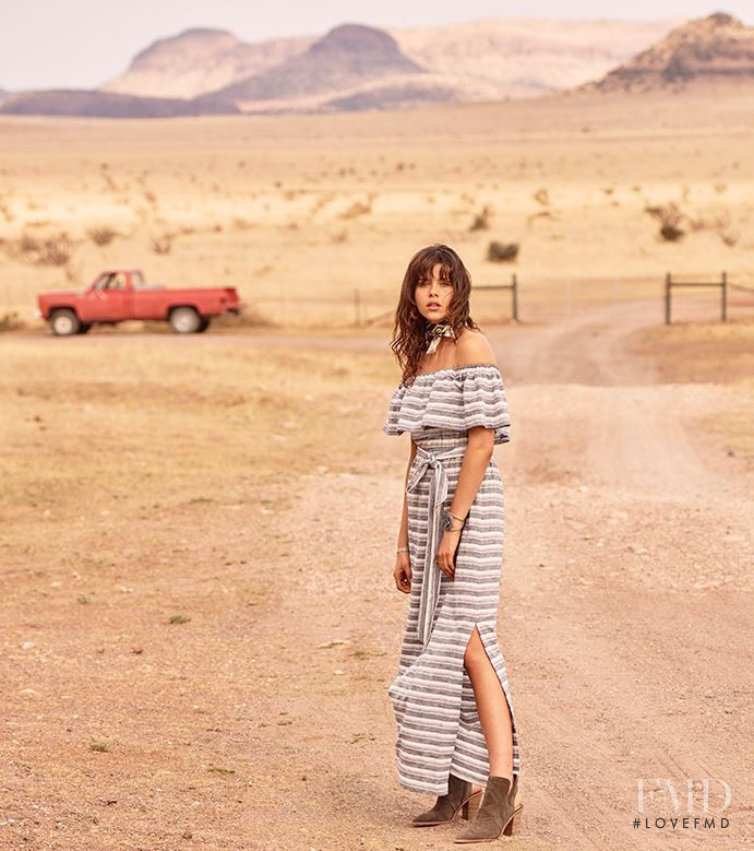 Georgia Fowler featured in  the Vince Camuto advertisement for Pre-Fall 2017