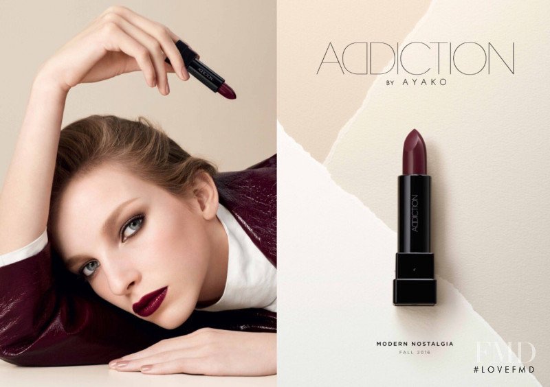 Jamilla Hoogenboom featured in  the Addiction by Ayako advertisement for Autumn/Winter 2016