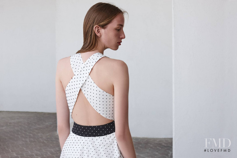 Jamilla Hoogenboom featured in  the Marysia advertisement for Resort 2018