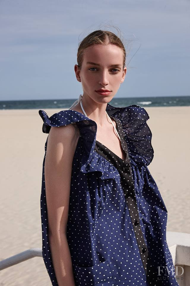 Jamilla Hoogenboom featured in  the Marysia advertisement for Resort 2018