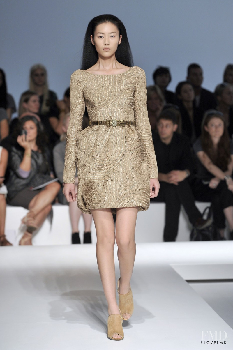 Liu Wen featured in  the Gianfranco Ferré fashion show for Spring/Summer 2010