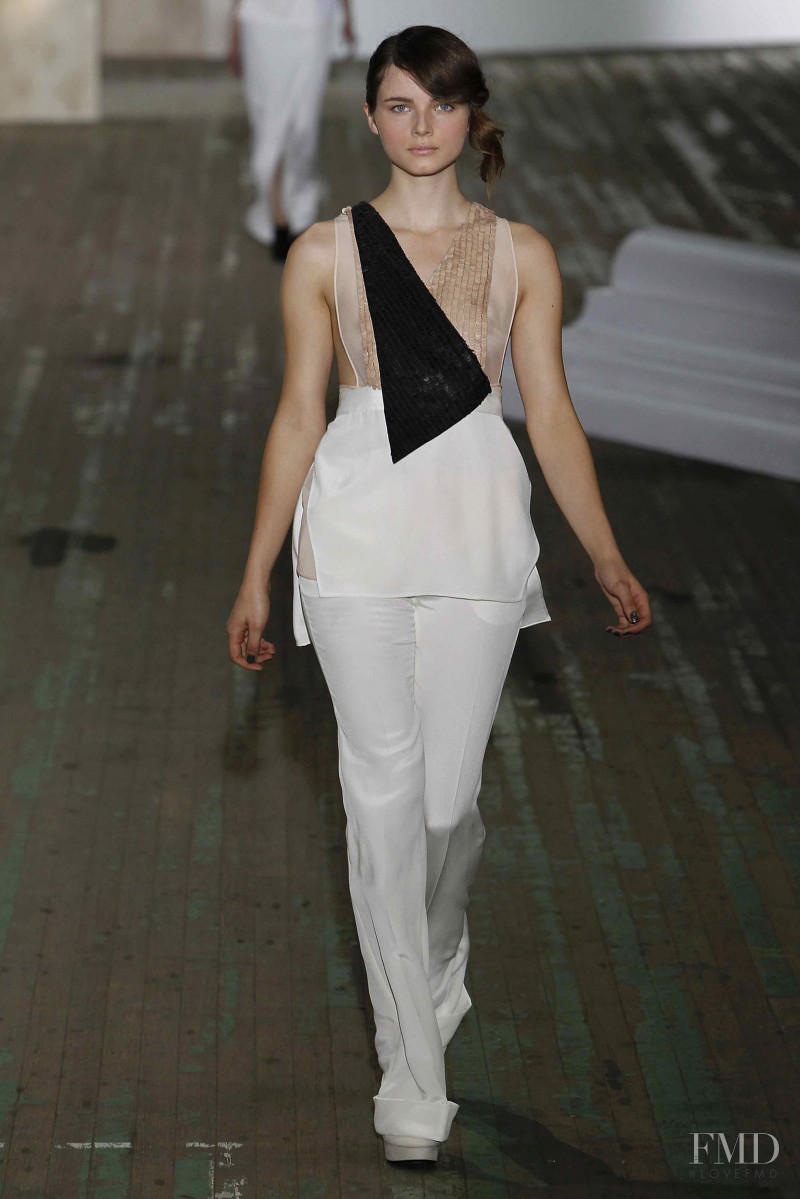 Anna de Rijk featured in  the 3.1 Phillip Lim fashion show for Spring/Summer 2011