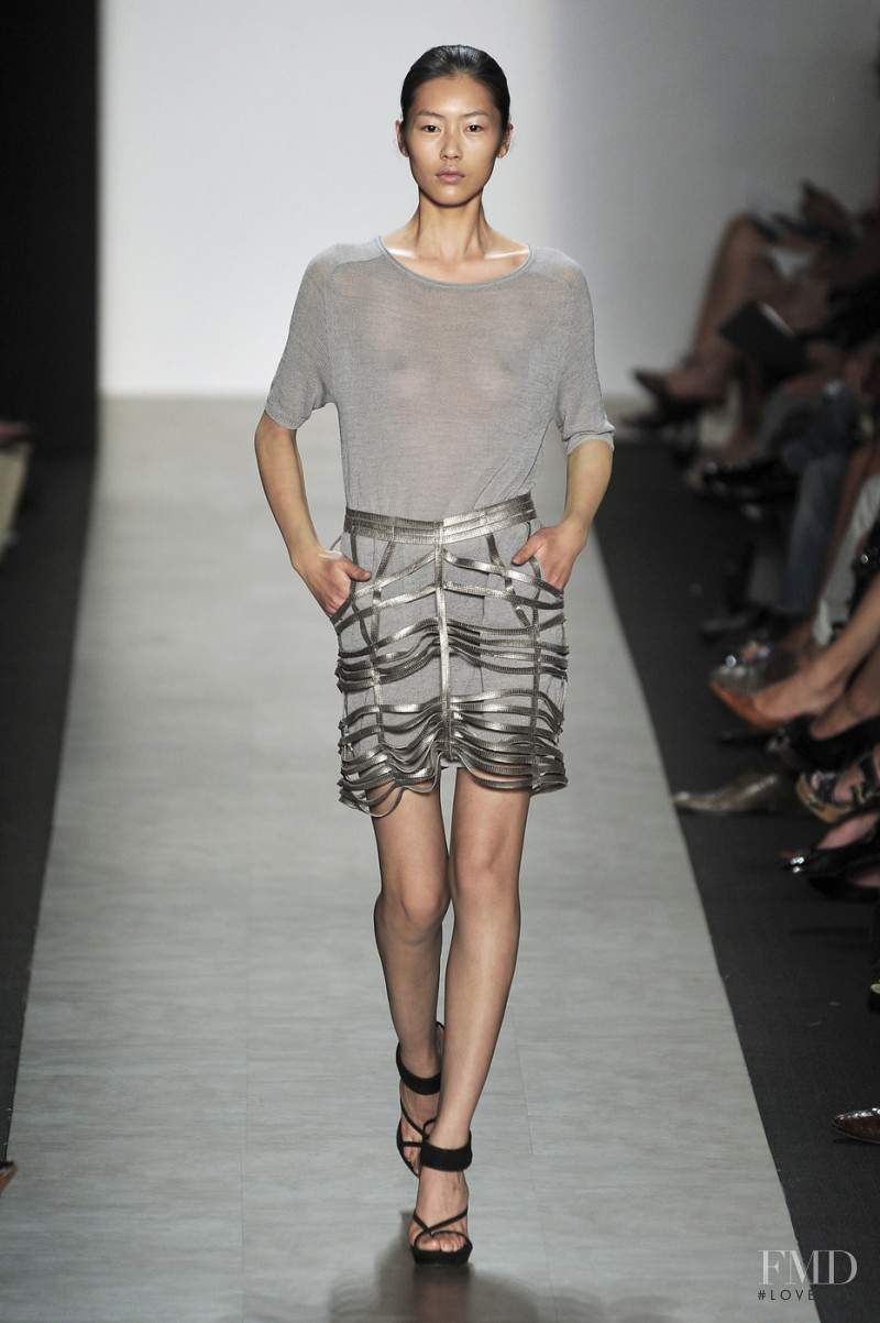 Liu Wen featured in  the Max Azria fashion show for Spring/Summer 2010