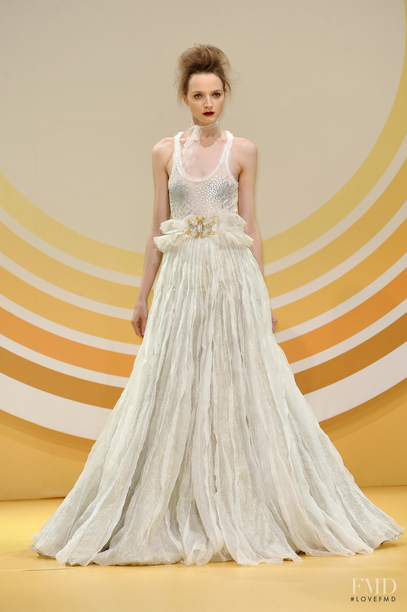 Angelika Kocheva featured in  the Jenny Packham fashion show for Spring/Summer 2010