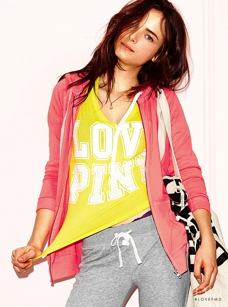 Anna de Rijk featured in  the Victoria\'s Secret PINK catalogue for Spring/Summer 2011