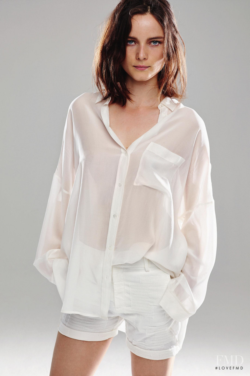 Anna de Rijk featured in  the Stills Atelier lookbook for Spring/Summer 2015