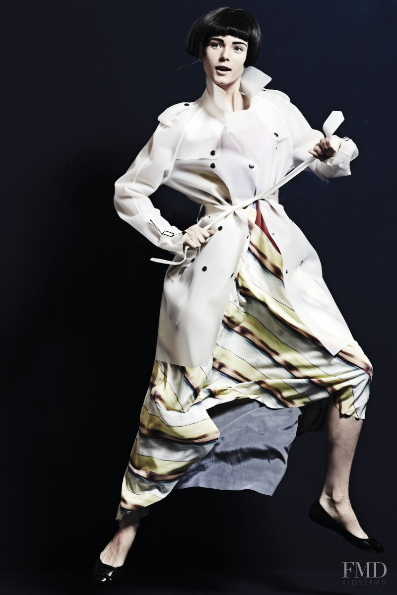 Anna de Rijk featured in  the Michael Angel lookbook for Resort 2012