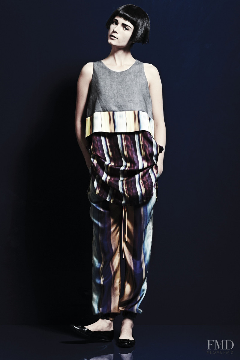 Anna de Rijk featured in  the Michael Angel lookbook for Resort 2012