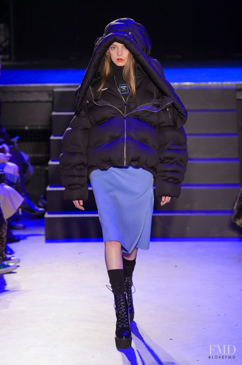 Mariana Zaragoza featured in  the Masha Ma fashion show for Autumn/Winter 2018