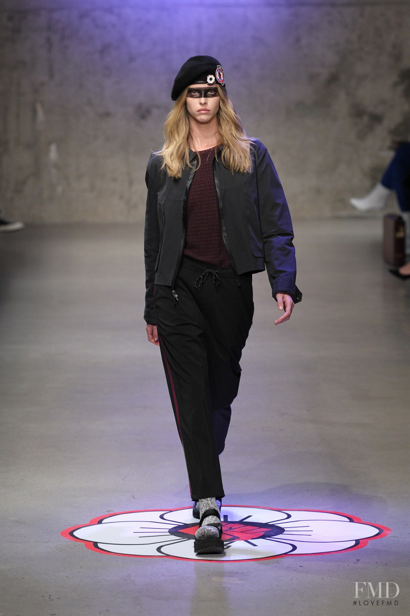 Abby Champion featured in  the Dyne fashion show for Autumn/Winter 2018