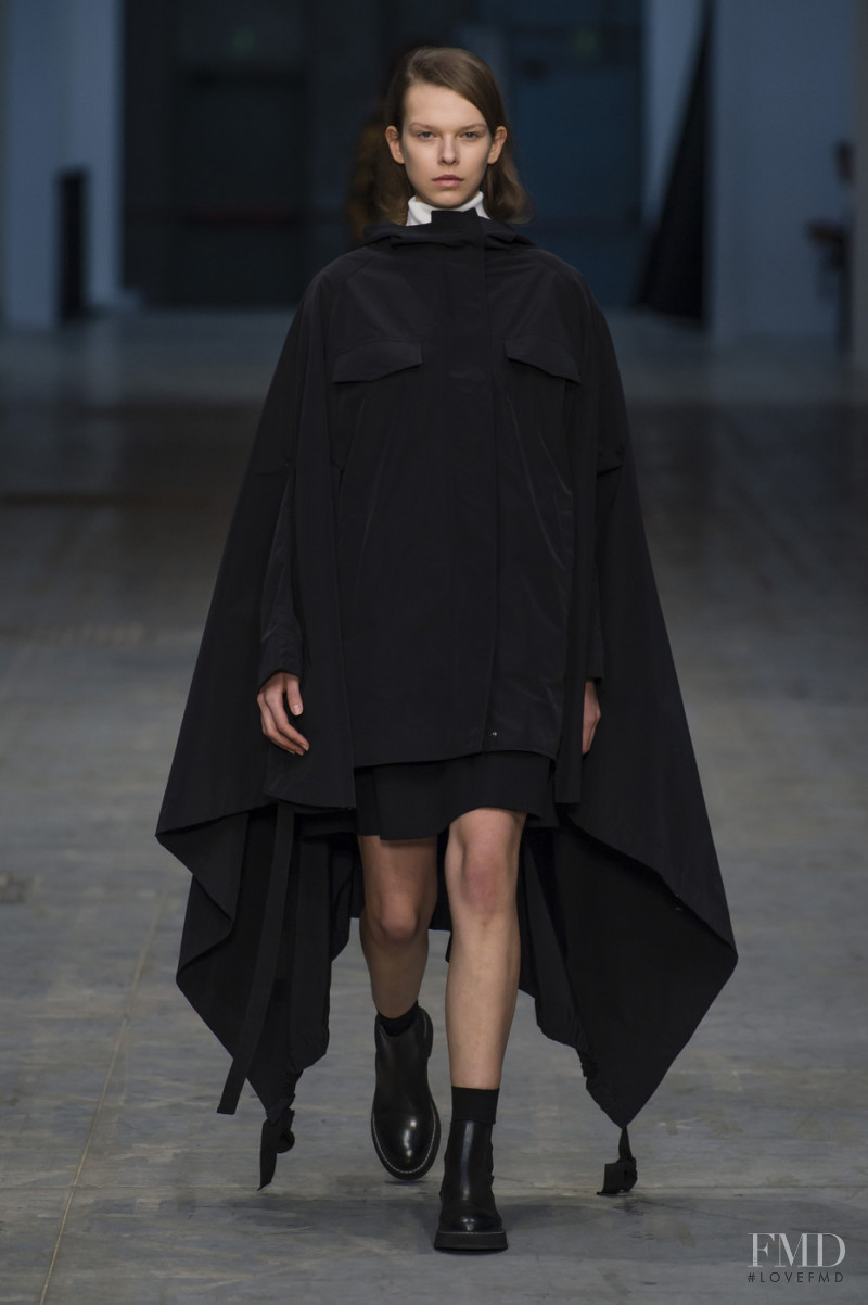 Giedre Sekstelyte featured in  the Albino Teodoro fashion show for Autumn/Winter 2018