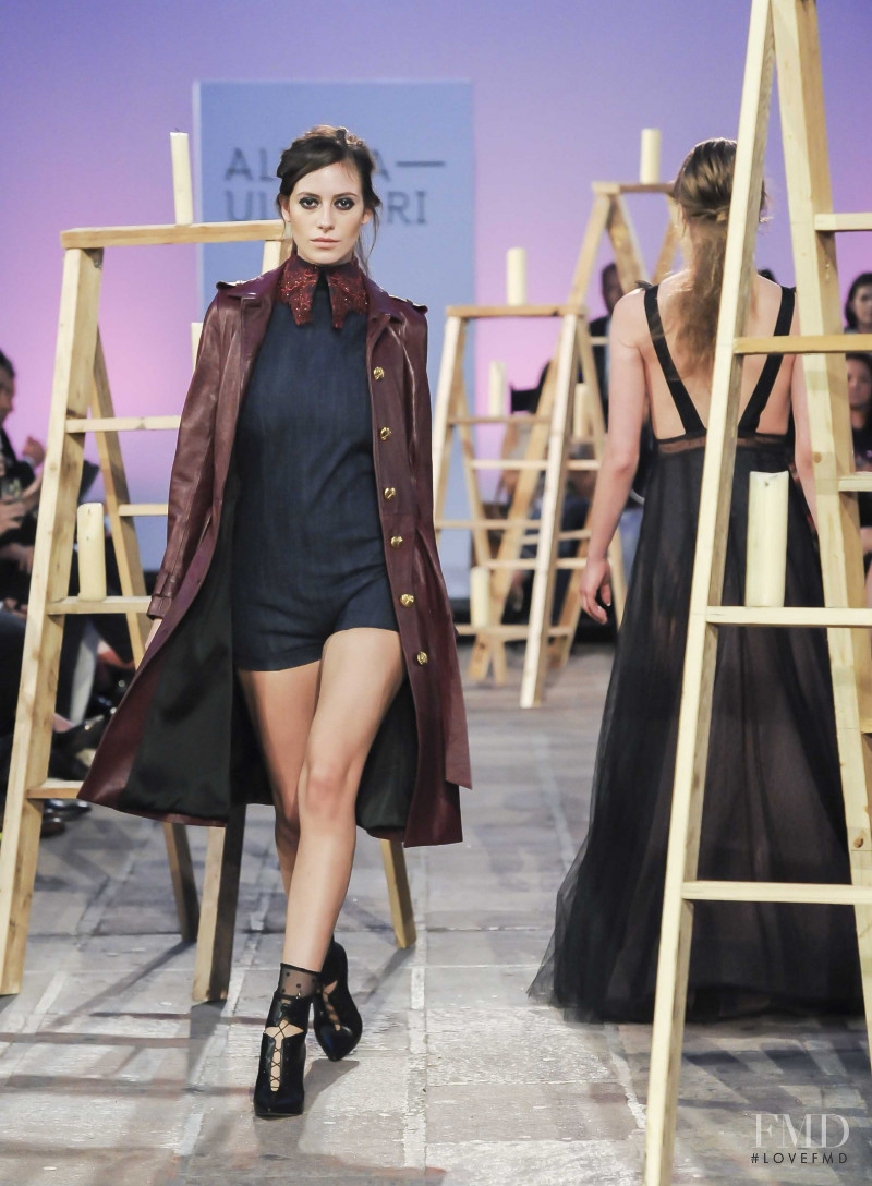 Alejandra Guilmant featured in  the Alexia Ulibarri fashion show for Autumn/Winter 2016