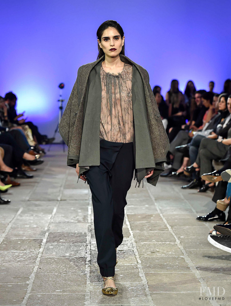 Alejandra Infante featured in  the Yakampot fashion show for Autumn/Winter 2016