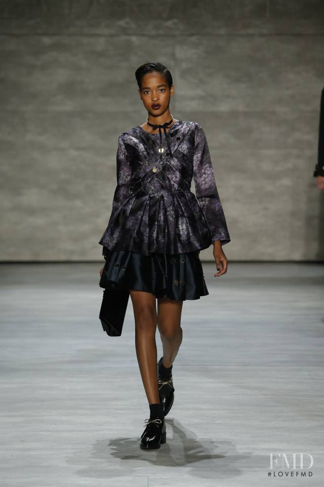 Marihenny Rivera Pasible featured in  the Zimmermann fashion show for Autumn/Winter 2014