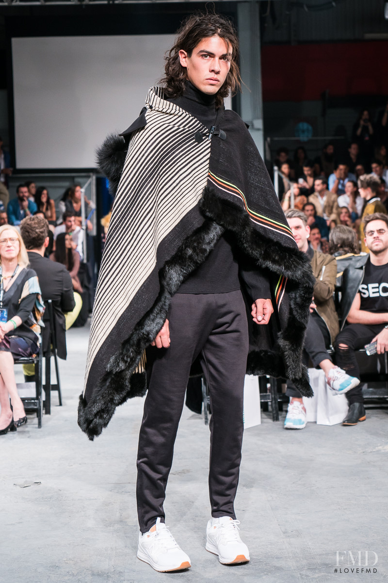 Luis Zermeño featured in  the Ricardo Seco fashion show for Autumn/Winter 2016