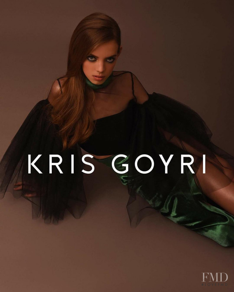 Mariana Zaragoza featured in  the Kris Goyri advertisement for Autumn/Winter 2016