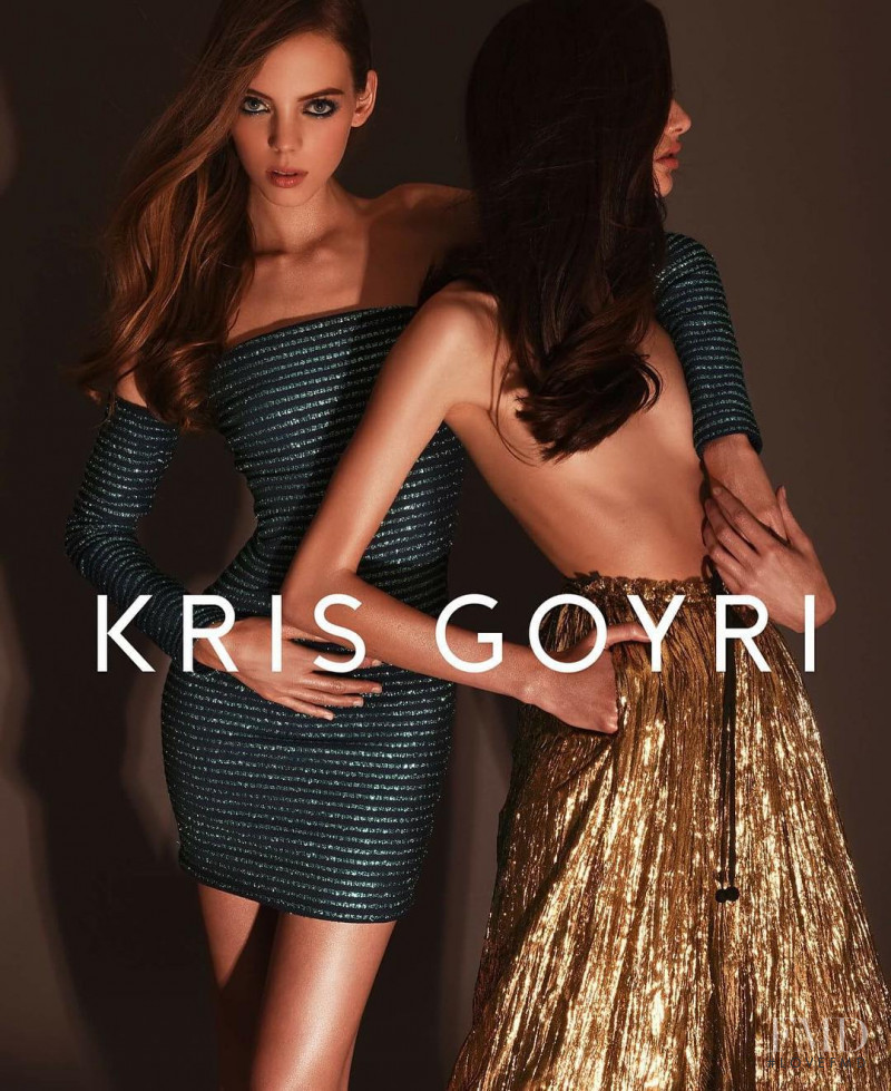 Karime Bribiesca featured in  the Kris Goyri advertisement for Autumn/Winter 2016