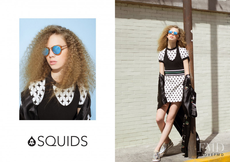 Mariana Zaragoza featured in  the Squids advertisement for Spring/Summer 2016