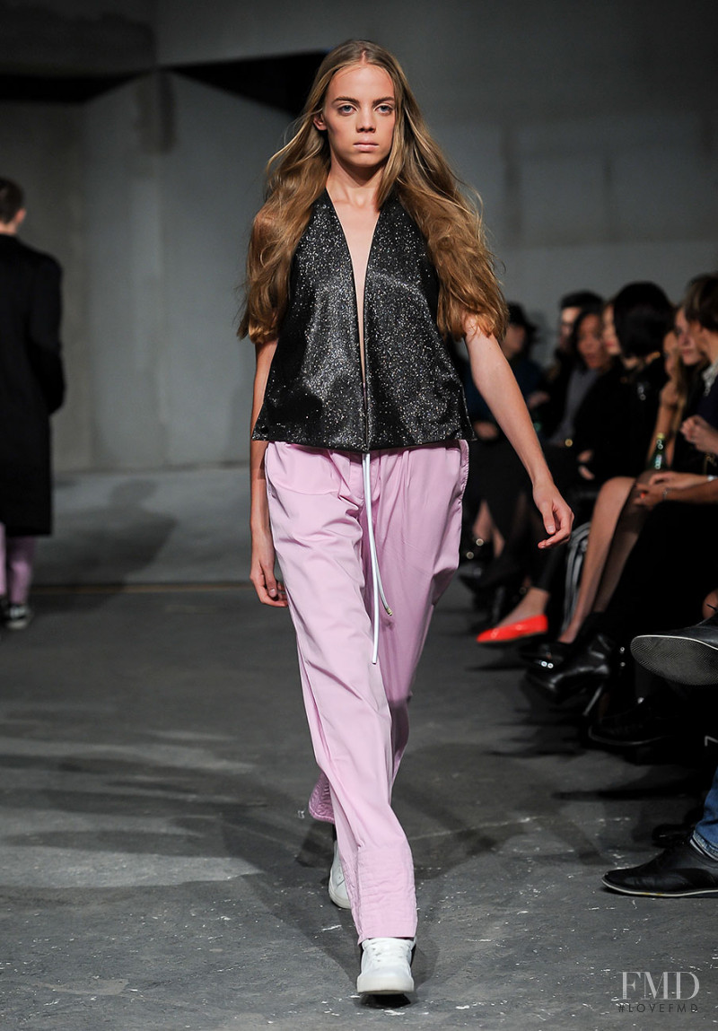 Mariana Zaragoza featured in  the Mancandy fashion show for Spring/Summer 2015