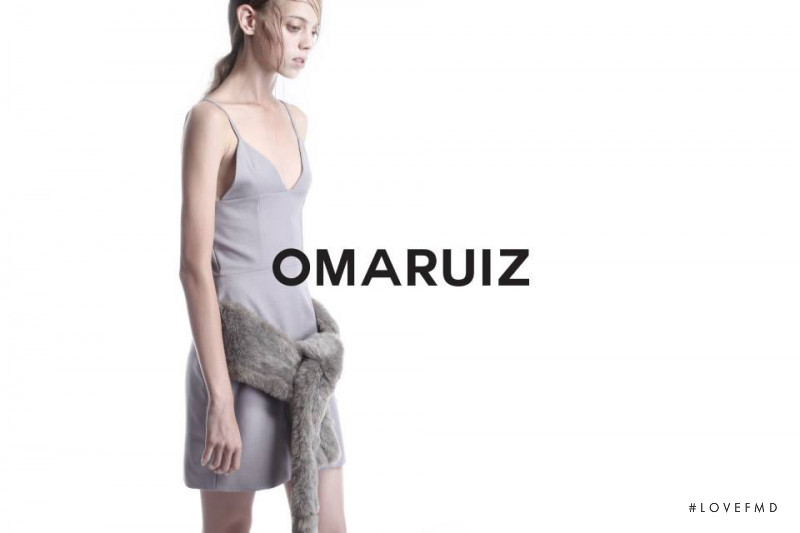 Mariana Zaragoza featured in  the Omaruiz advertisement for Spring/Summer 2015