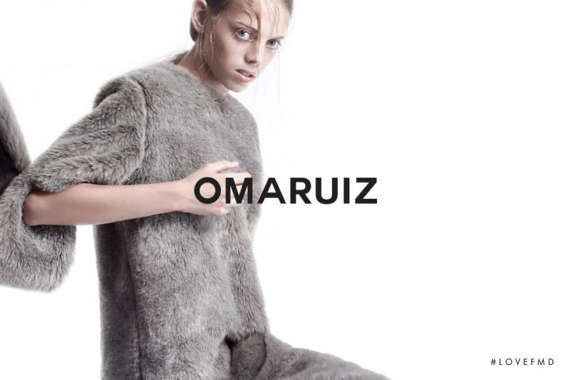 Mariana Zaragoza featured in  the Omaruiz advertisement for Spring/Summer 2015