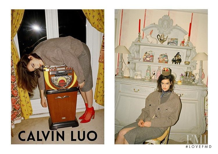 Calvin Luo advertisement for Spring/Summer 2018