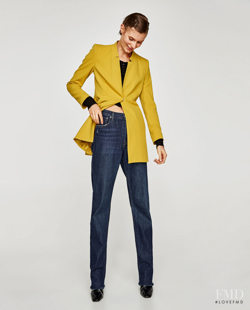 Alicia Holtz featured in  the Zara lookbook for Pre-Fall 2017