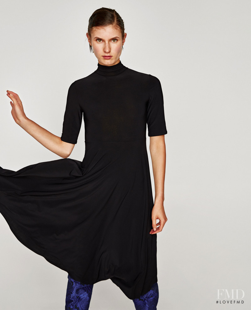 Alicia Holtz featured in  the Zara lookbook for Pre-Fall 2017