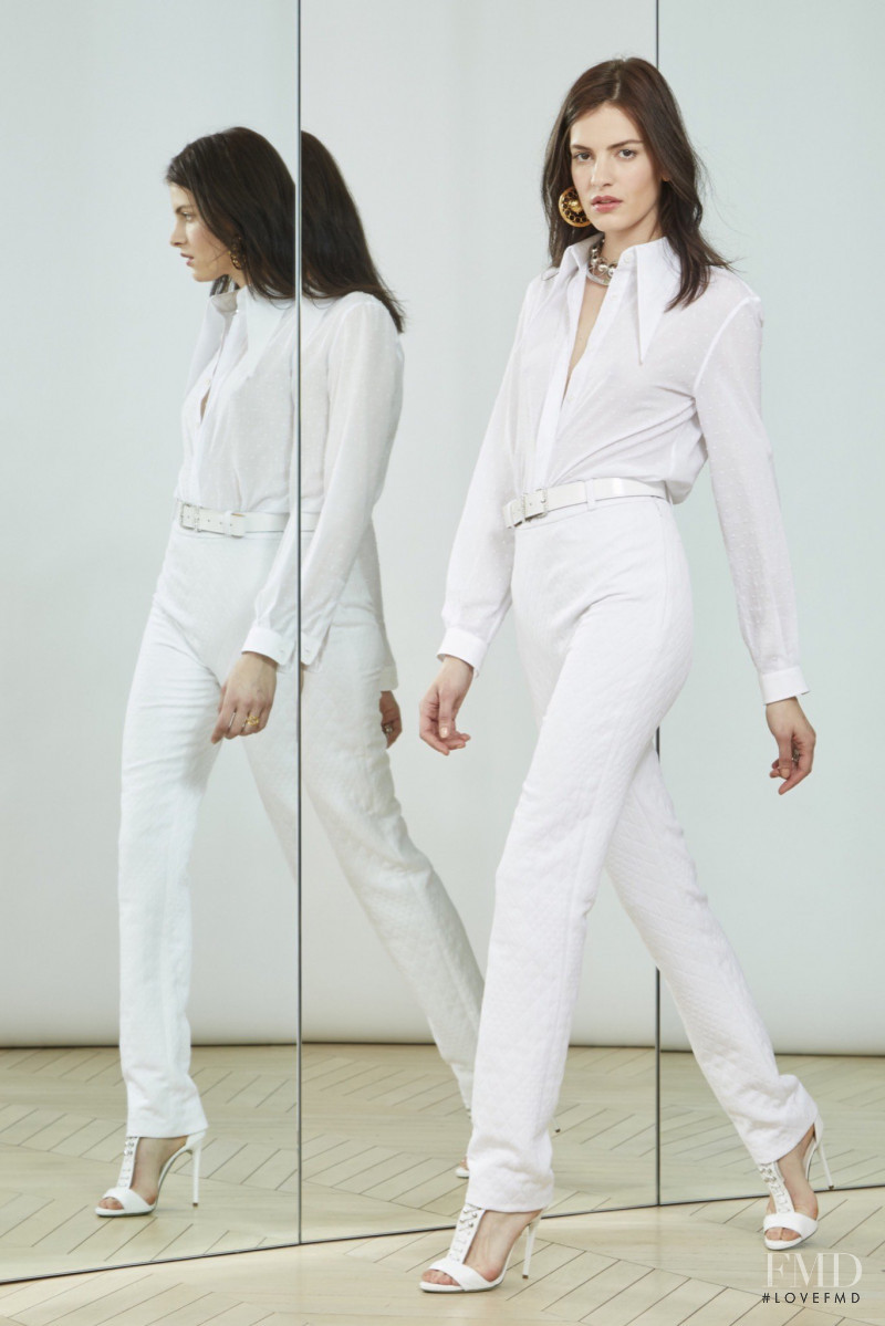 Rebecca Gobbi featured in  the Alexis Mabille lookbook for Resort 2016