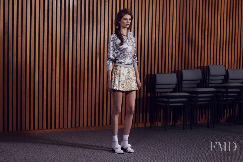 Cassi van den Dungen featured in  the Zimmermann lookbook for Spring/Summer 2013