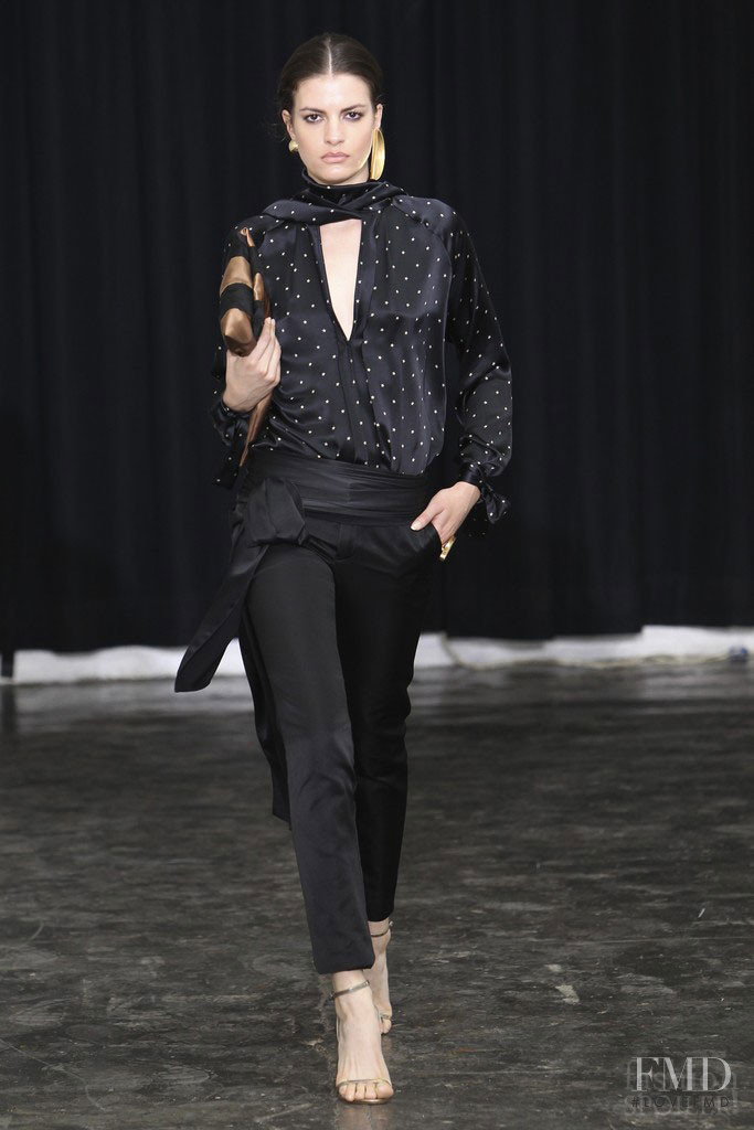 Rebecca Gobbi featured in  the Juan Carlos Obando fashion show for Spring/Summer 2014