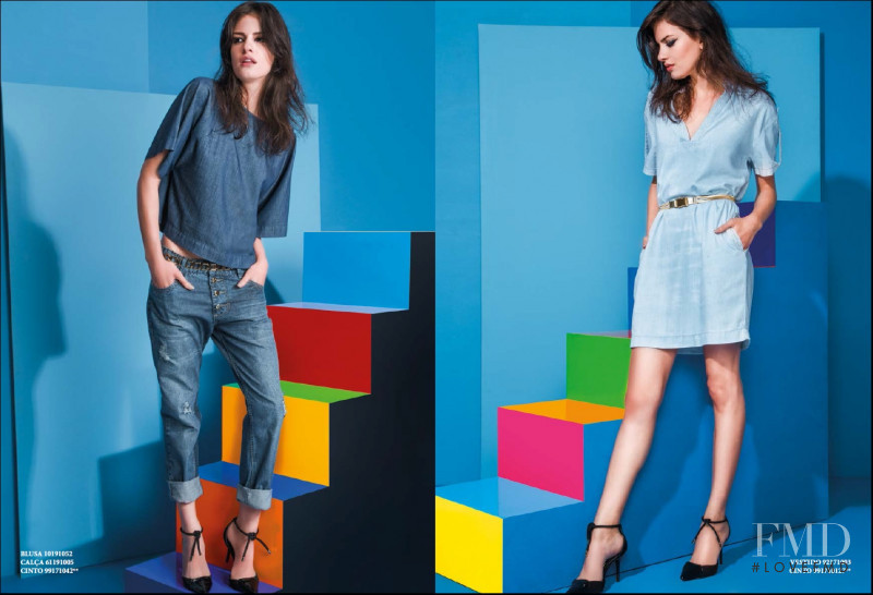 Rebecca Gobbi featured in  the Cholet Step by Step lookbook for Spring/Summer 2015