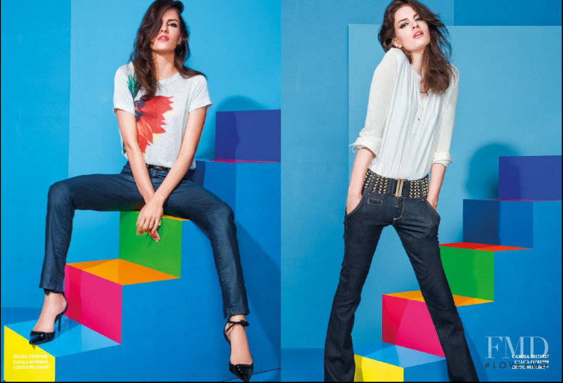 Rebecca Gobbi featured in  the Cholet Step by Step lookbook for Spring/Summer 2015