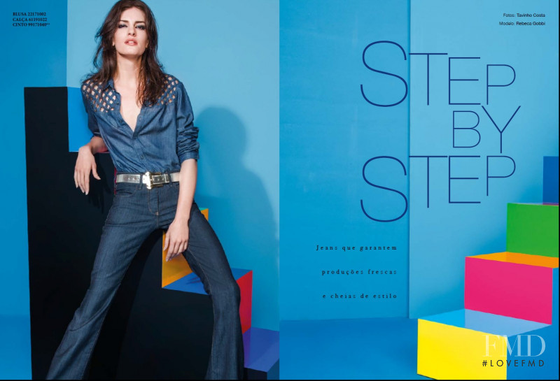 Rebecca Gobbi featured in  the Cholet Step by Step lookbook for Spring/Summer 2015