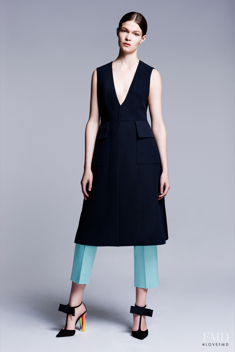 Kriss Barupa featured in  the Roksanda Ilincic lookbook for Resort 2014