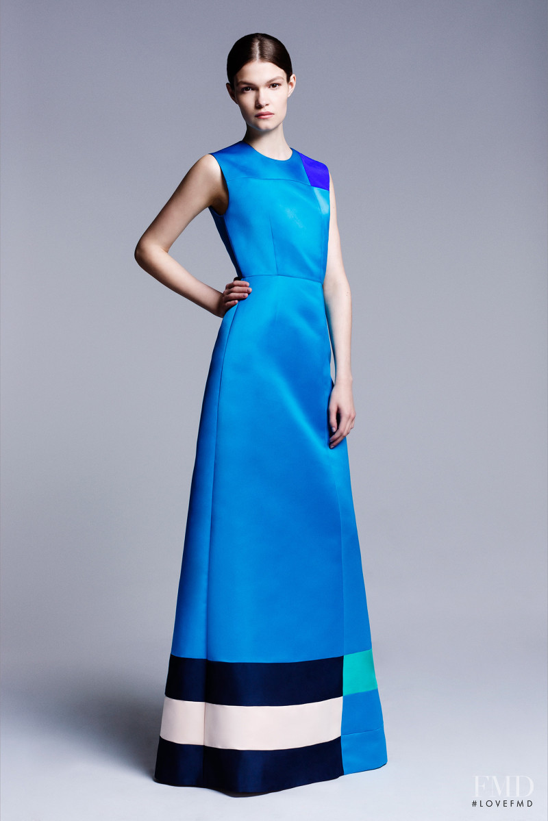 Kriss Barupa featured in  the Roksanda Ilincic lookbook for Resort 2014