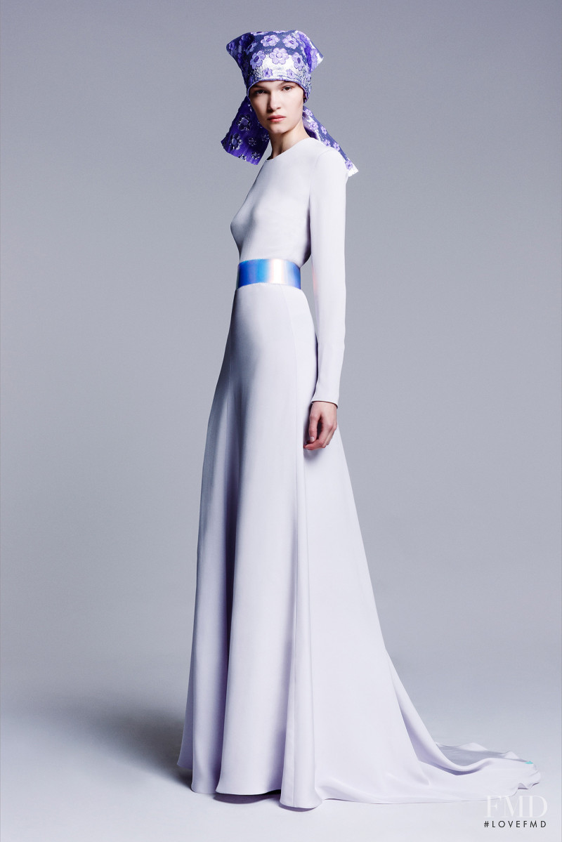 Kriss Barupa featured in  the Roksanda Ilincic lookbook for Resort 2014