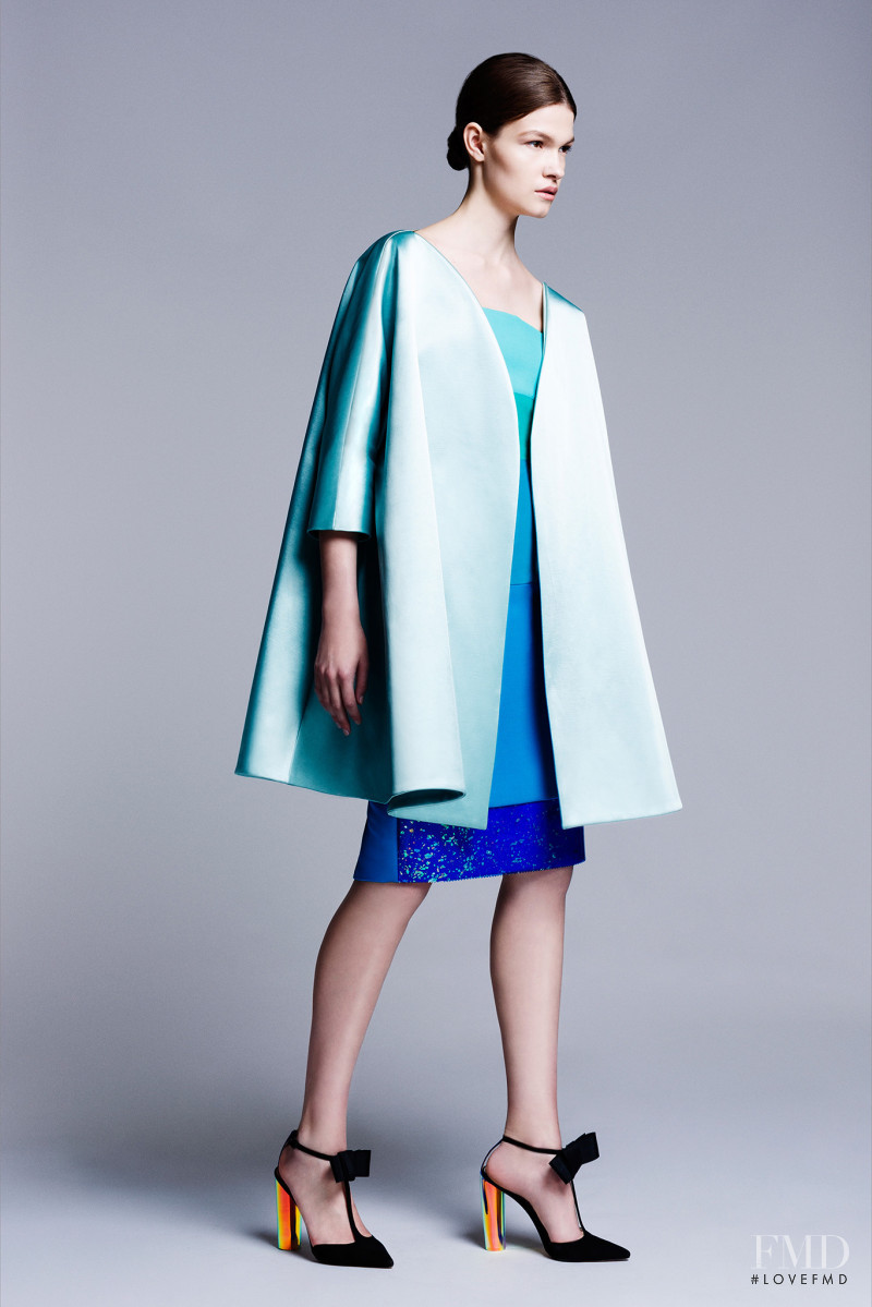 Kriss Barupa featured in  the Roksanda Ilincic lookbook for Resort 2014