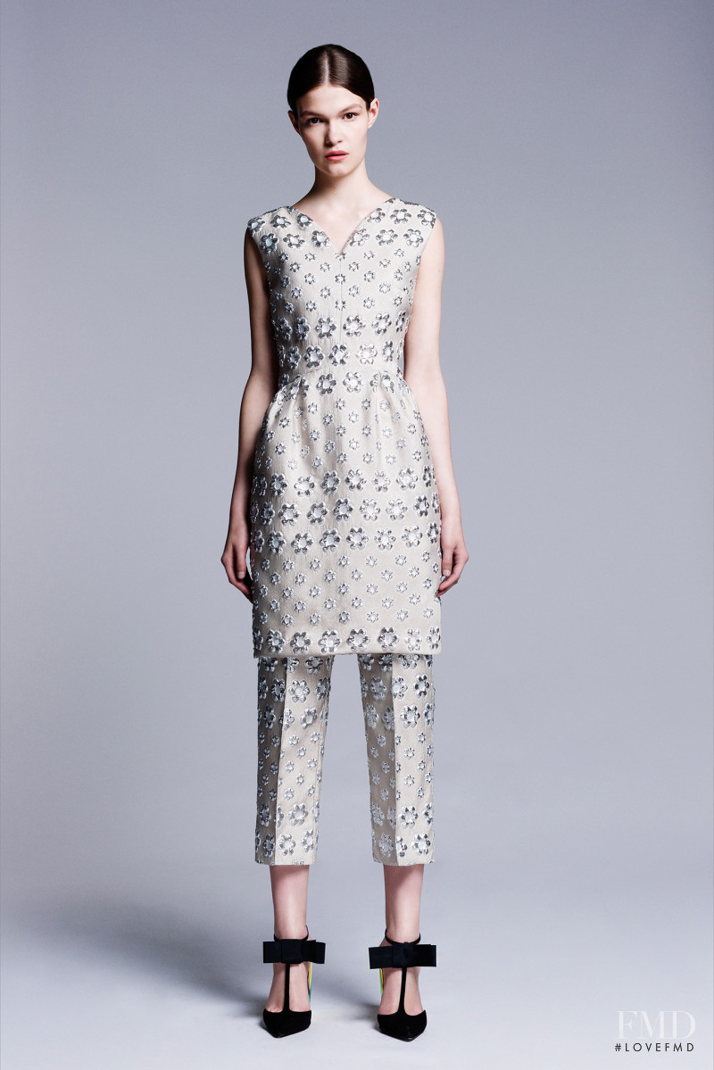 Kriss Barupa featured in  the Roksanda Ilincic lookbook for Resort 2014