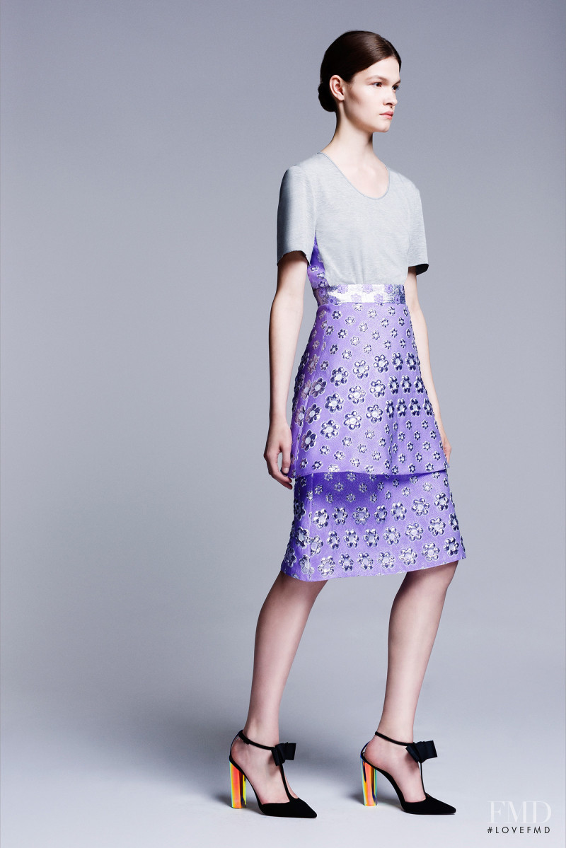 Kriss Barupa featured in  the Roksanda Ilincic lookbook for Resort 2014