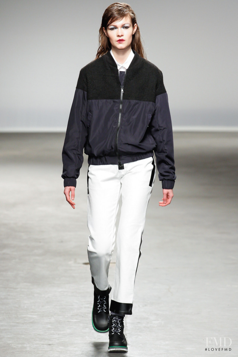Kriss Barupa featured in  the Christopher Shannon fashion show for Autumn/Winter 2013