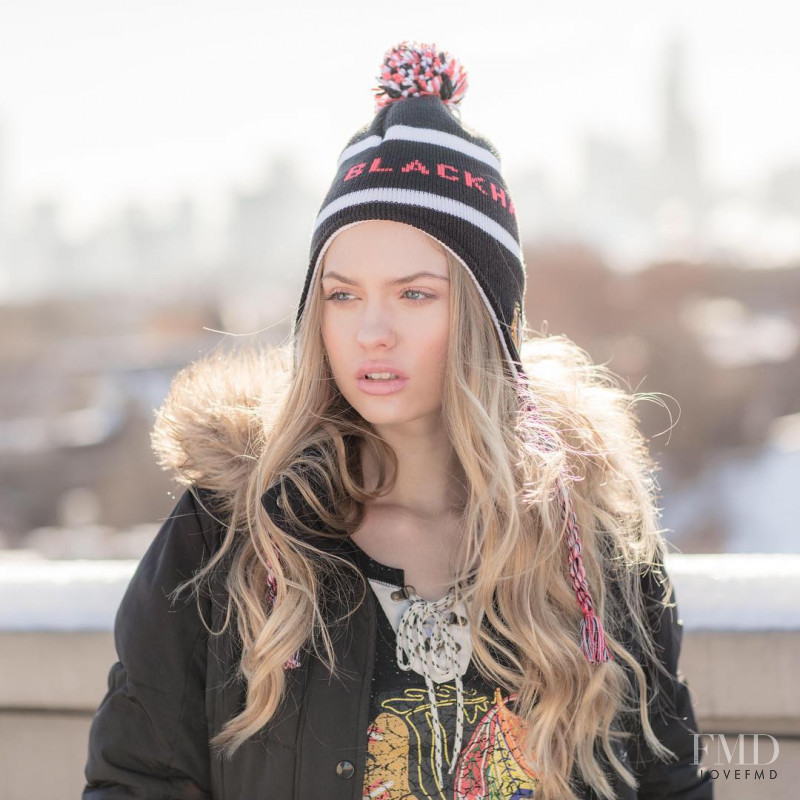 Alexandria Morgan featured in  the FansEdge catalogue for Spring/Summer 2017