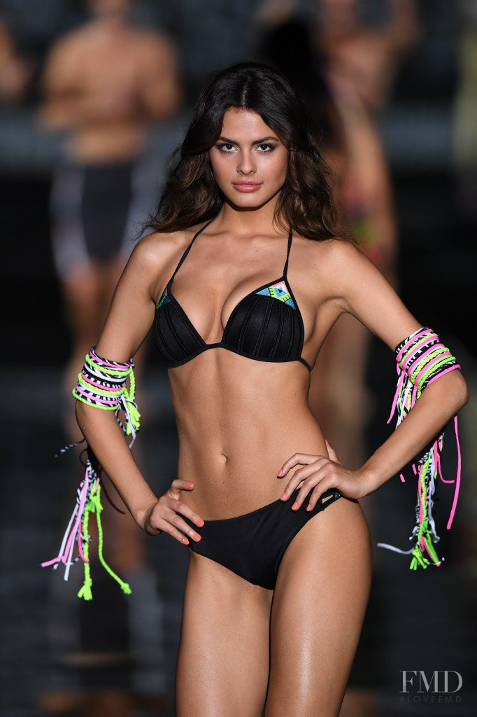 Bojana Krsmanovic featured in  the Calzedonia fashion show for Spring/Summer 2016